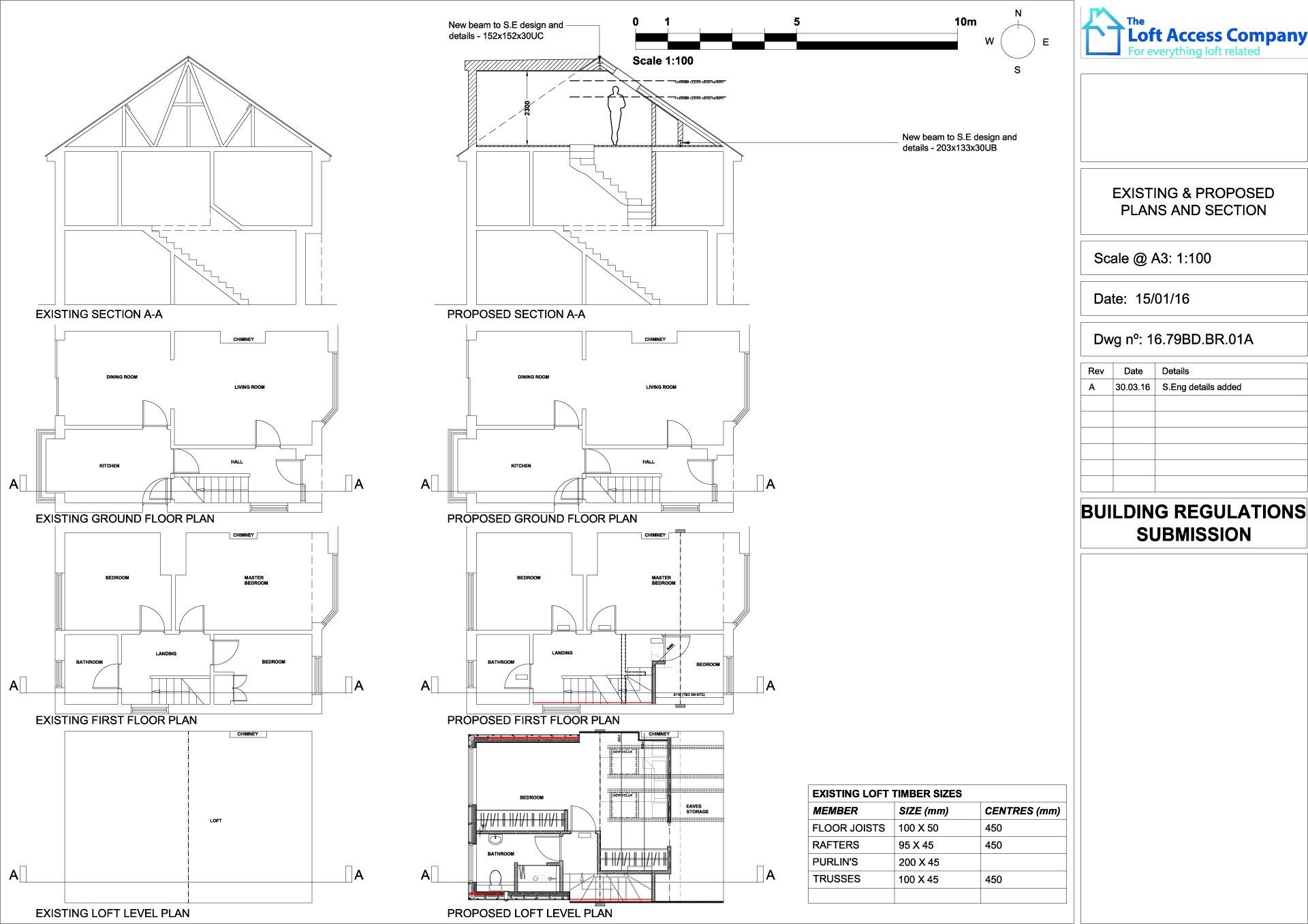 architectural drawings for loft conversion