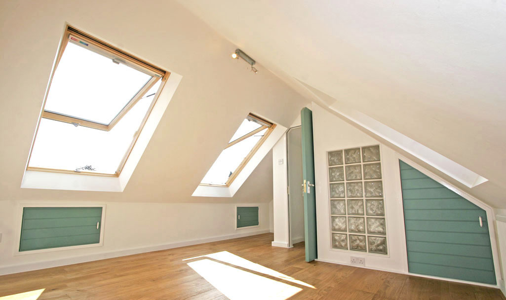 Part loft conversion with Velux roof window