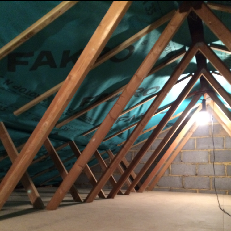Loft insulation and dust lining