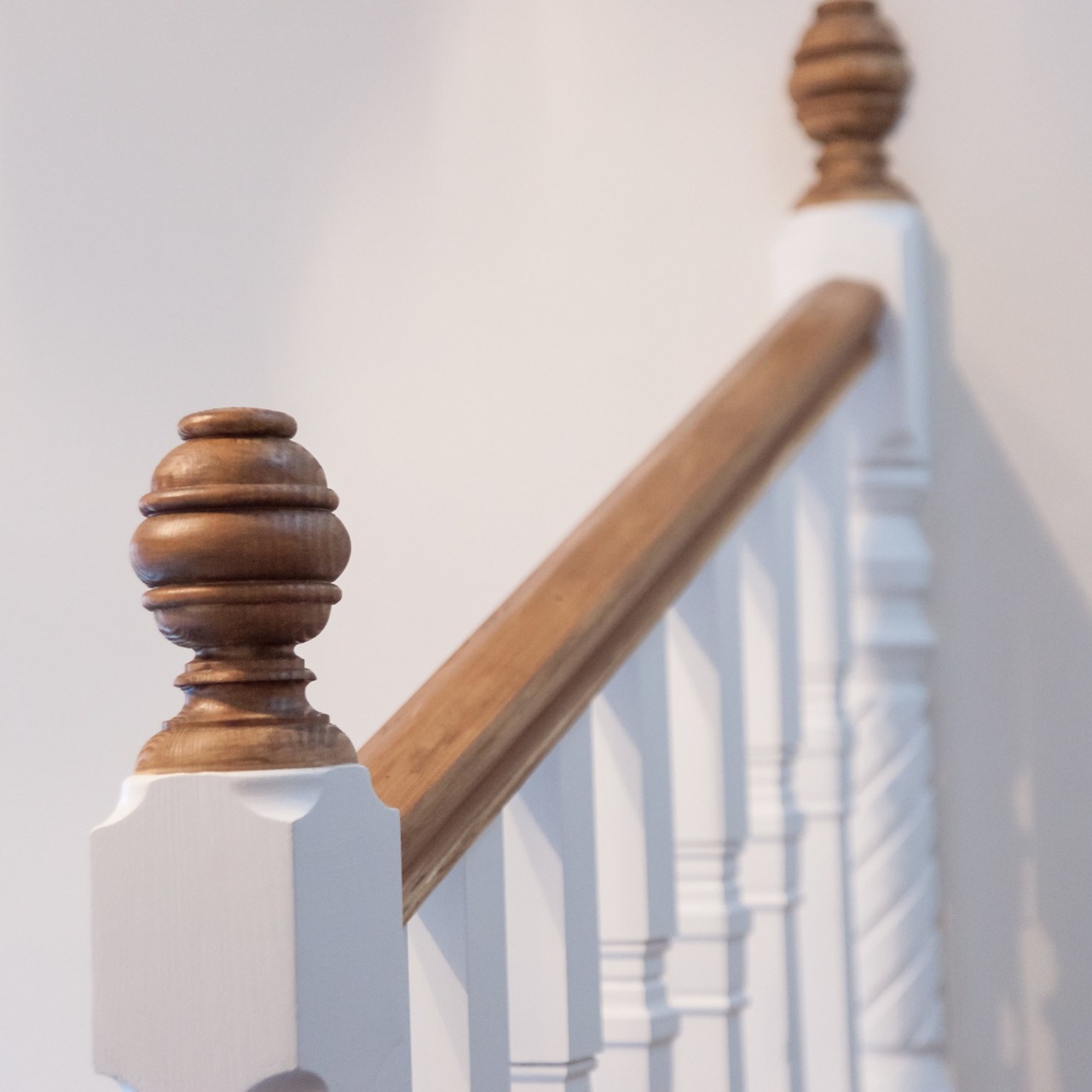Baluster on traditional staircase in Maidenhead