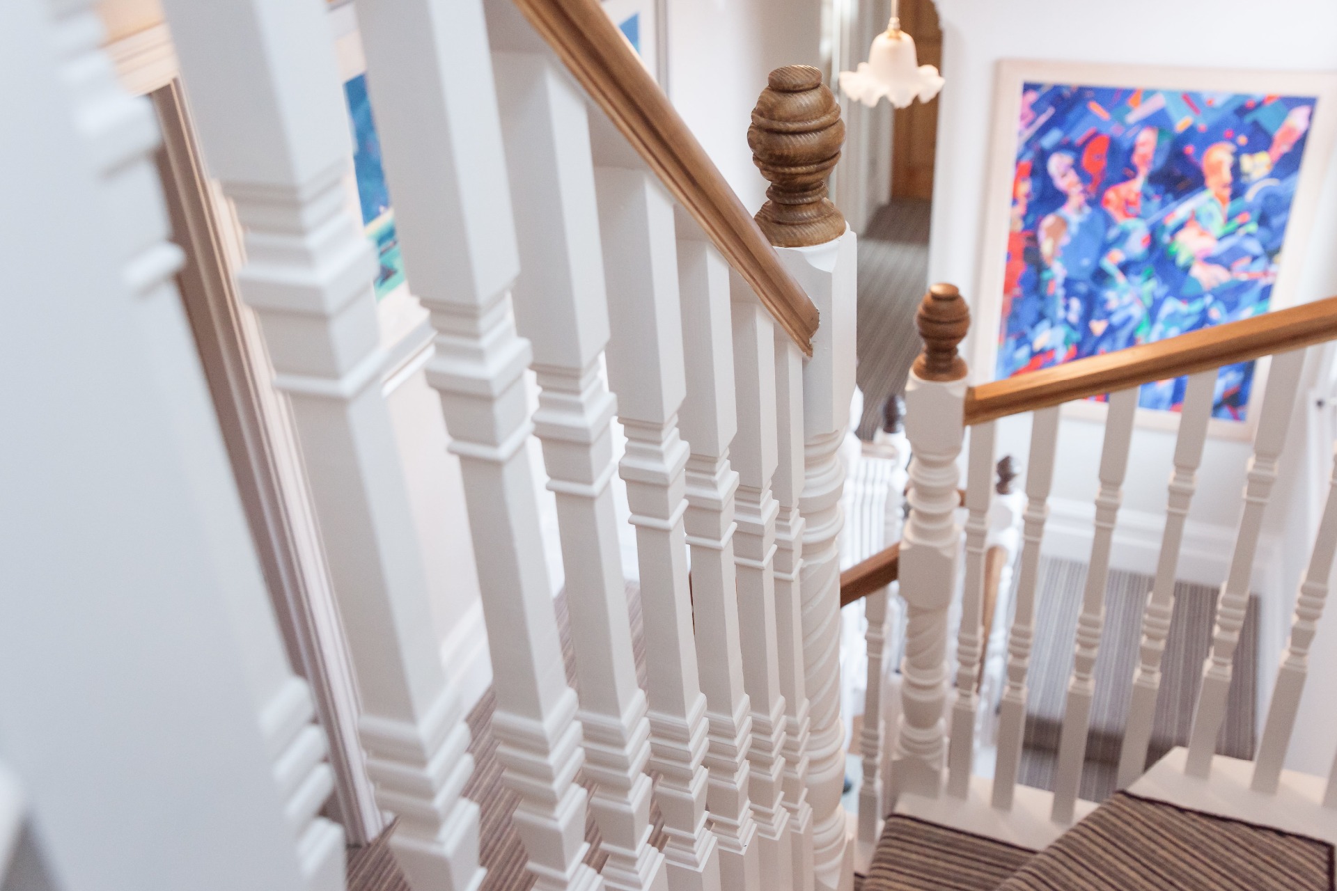 Traditional staircase to loft conversion refurbishment, Berkshire