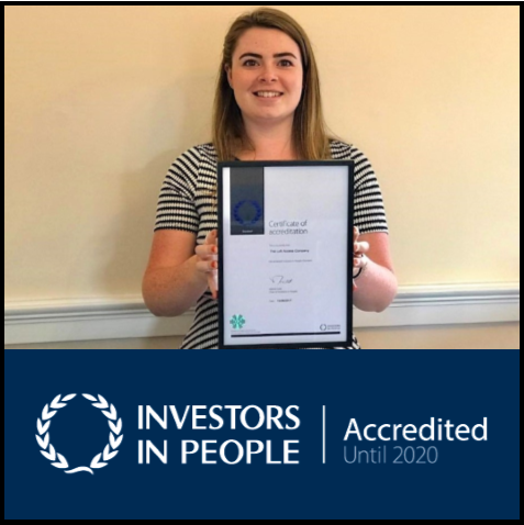 Very happy to say we are Accredited by the Investors In People Standard.
